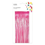 Pink foil backdrop 1m x 2m party decoration, imported from the UK