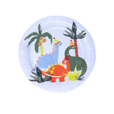 Dinosaur party paper plates 12 pack - British product