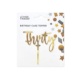 30th birthday cake topper (British brand)