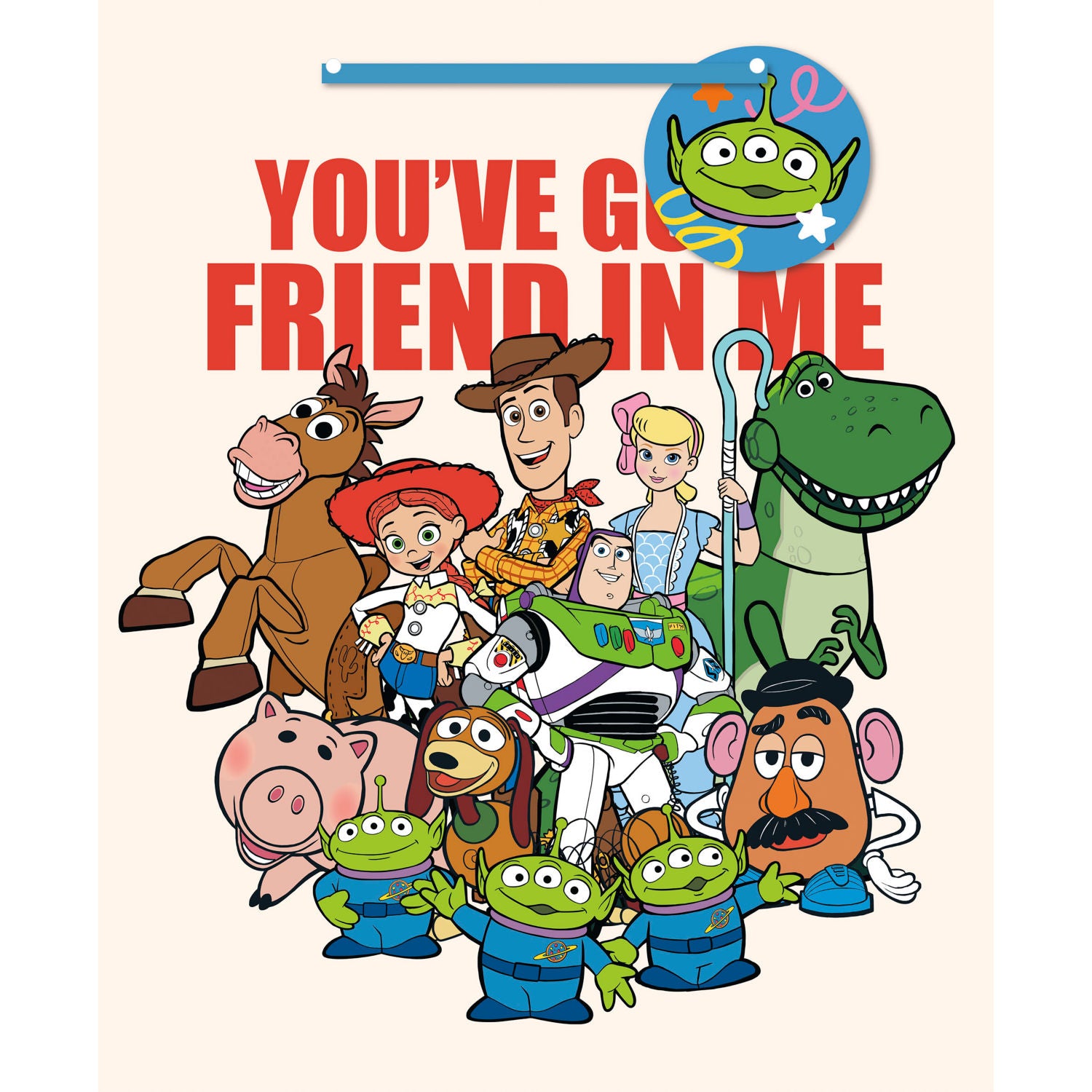 Toy Story extra large gift bag H32xW39xD15cm, UK version