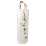 Canvas gift bottle bag 375mm height, British product