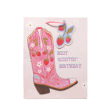 Cowboy boot medium paper gift bag 265x210x130mm, imported from the UK