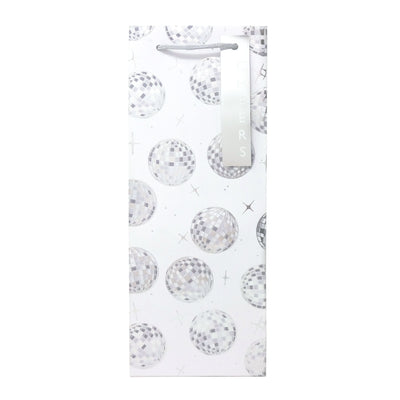 ASDA Disco Ball Paper Gift Bottle Bag - 320H x 125W x 120D mm- Buy online at McGrocer