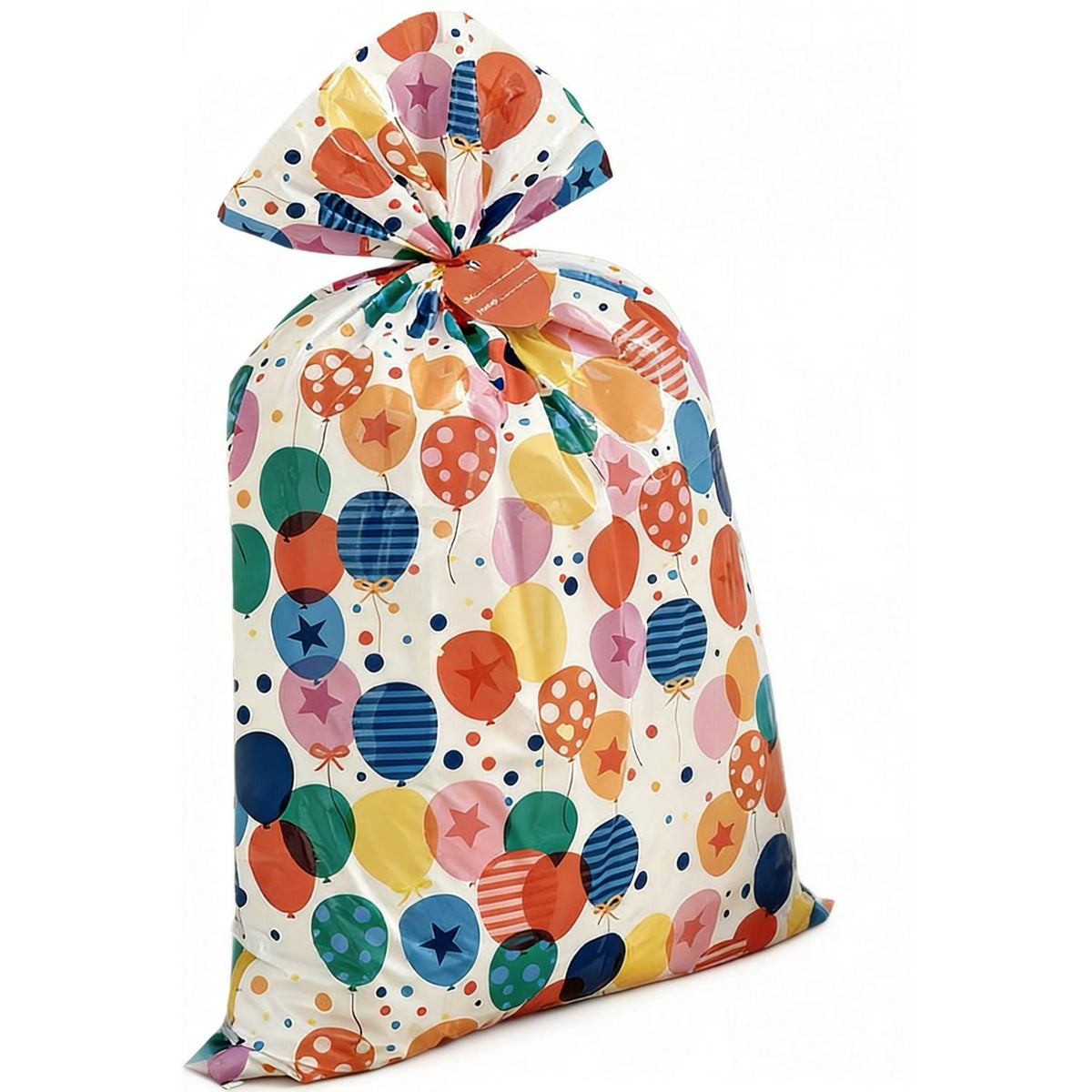 George present sack with tag and ribbon - British product