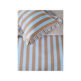Mocha & Blue reversible duvet set double, imported from the UK