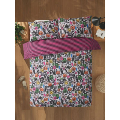 Boos Cruise Halloween reversible duvet set double, UK version