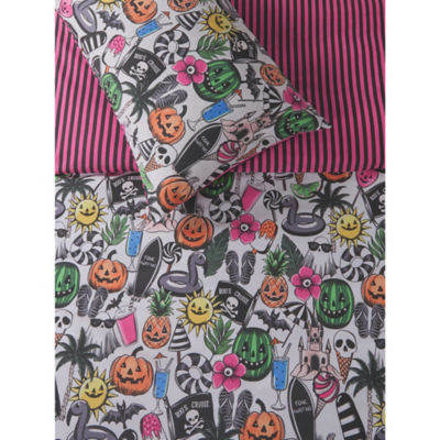Boos Cruise Halloween reversible duvet set double, UK version