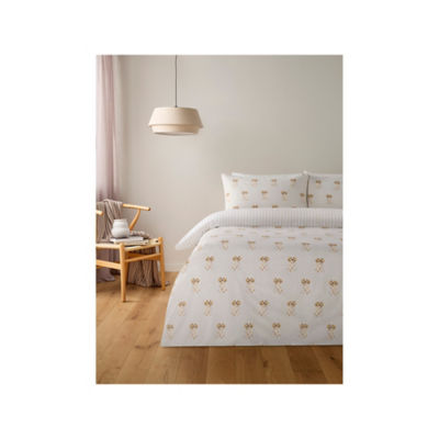 ASDA Beige & White Cockapoo Reversible Duvet Set King- Buy online at McGrocer