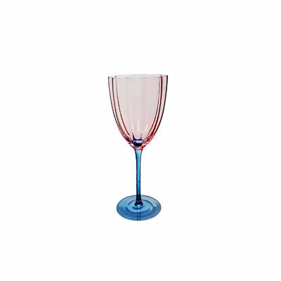 Pink two-tone coupe glasses set of 2, UK version