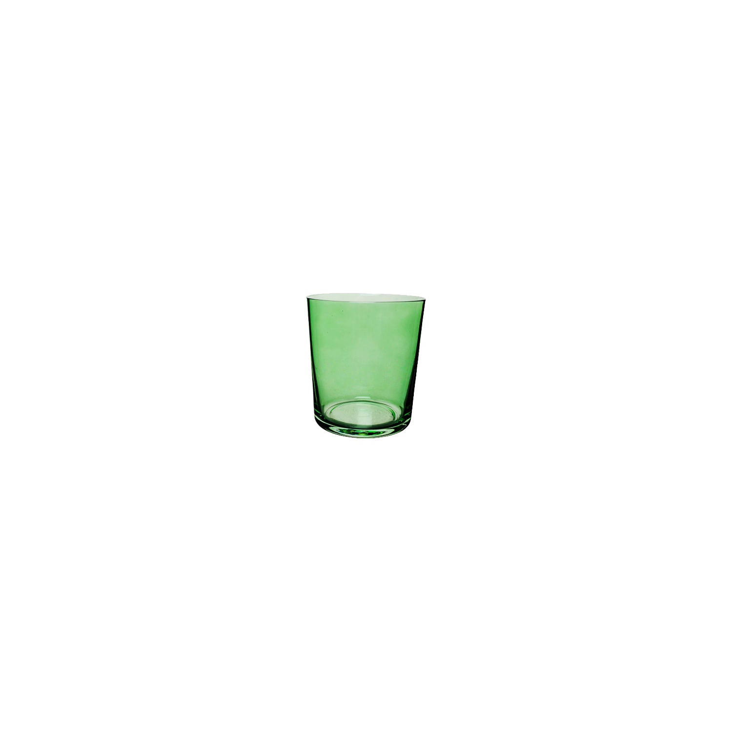 Coloured single glass tableware - British product