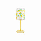 Lemon wine glass - British product