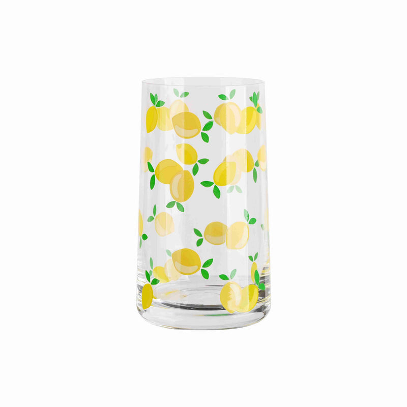 Lemon Hiball highball glass, durable British glassware, imported from the UK