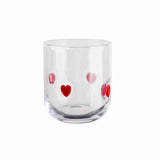 Handpainted glass mixer heart design, imported from the UK
