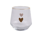 Glass tumbler with classic design 5.5x7.4x9.1 cm, UK version