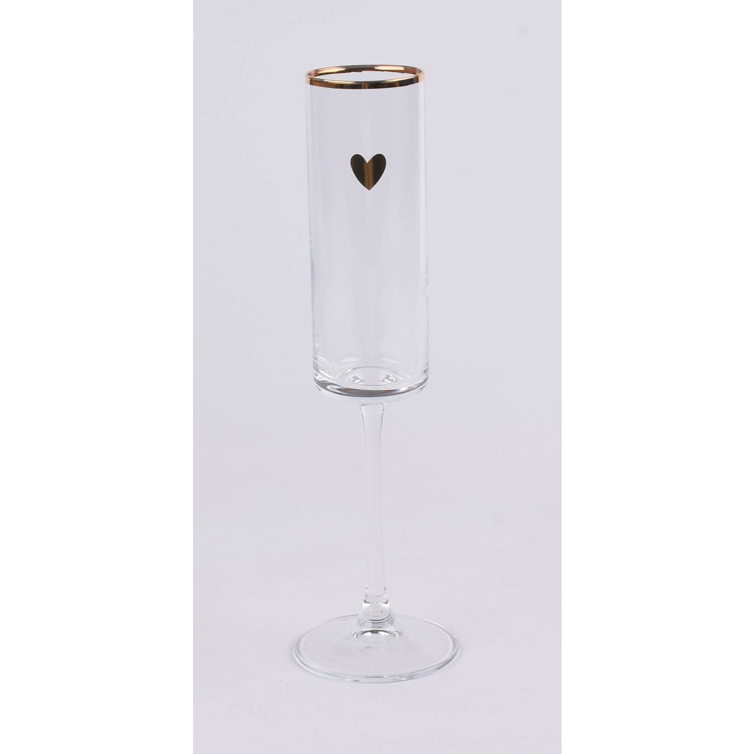 Prosecco wine glass 4.3x7x24.5cm - British product
