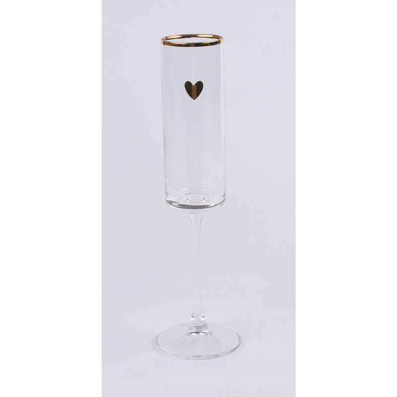 Prosecco wine glass 4.3x7x24.5cm - British product
