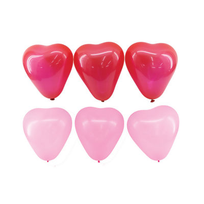 George Hom heart-shaped latex balloon, UK version