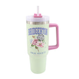 Bridgerton metal water bottle 32cm, licensed collectible (British brand)