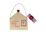 Hanging sign MDF 18x20cm, imported from the UK