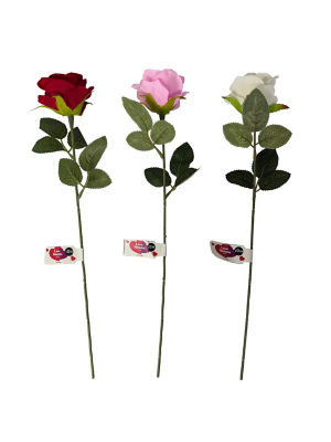 Polyester rose pick 5x7x40cm, UK version