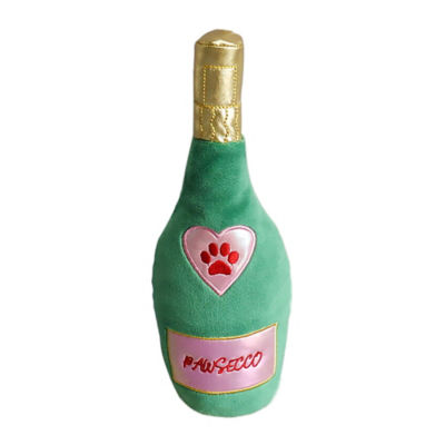Pet Pawsecco dog toy, polyester, 6.4x10.2x25.4cm (British brand)