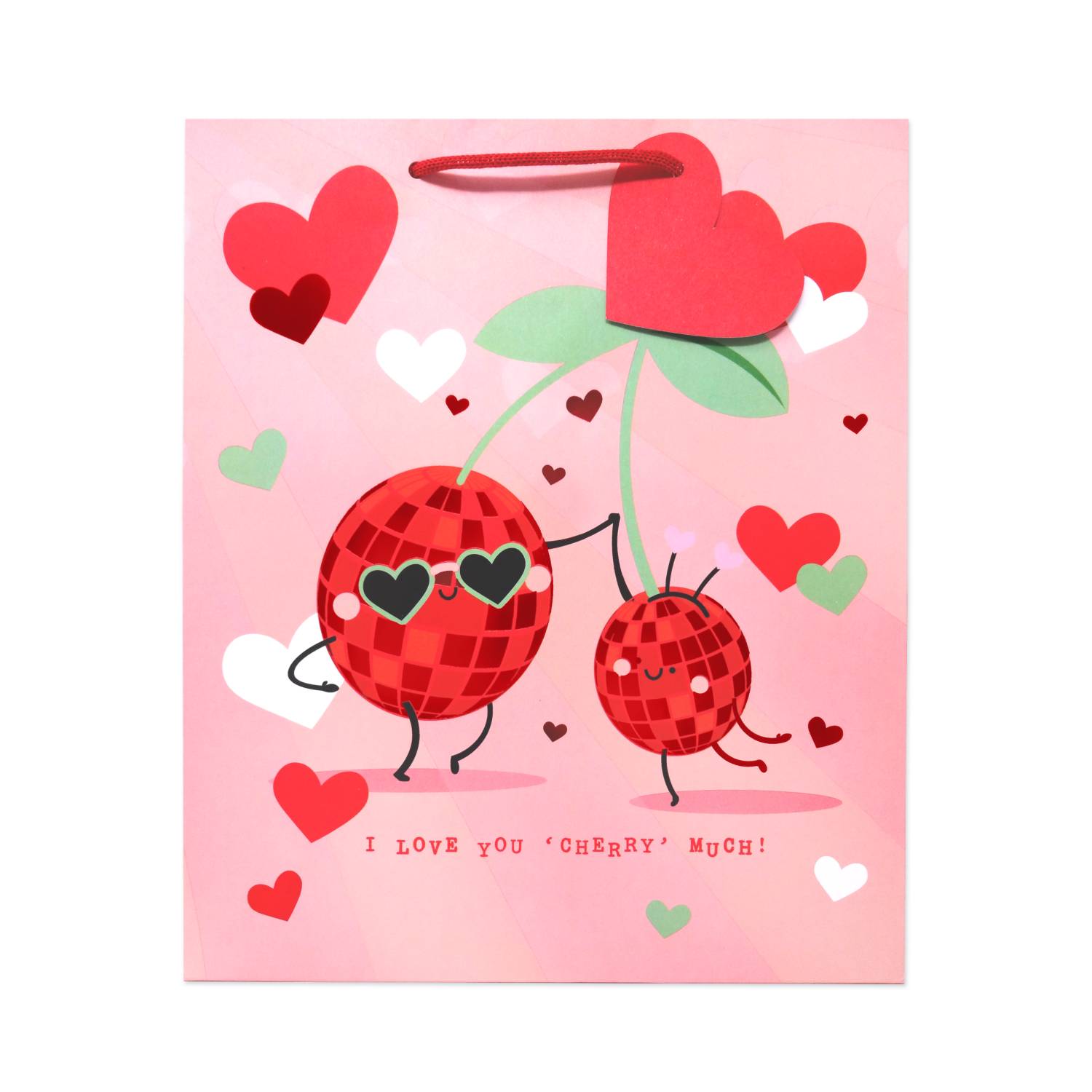 George Home large cherry novelty gift bag - British product