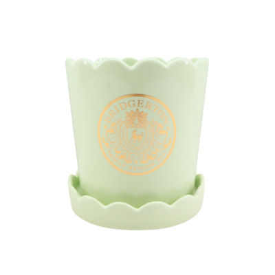 Bridgerton Bloom ceramic plantpot 13.8cm - British product