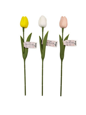 Novelty tulip plastic wire decoration, imported from the UK