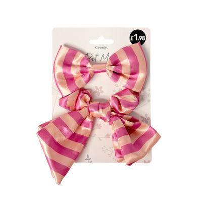 Pet Mum scrunchie and bow tie set (British brand)