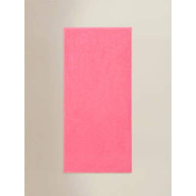 Cotton beach towels in pink and green set of 2, imported from the UK