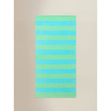 Cotton beach towels striped print set of 2 71x152cm (British brand)