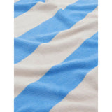 Striped blue cotton beach towel regular 79x152cm, UK version