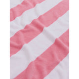 Striped pink beach towel large 90x160cm - British product