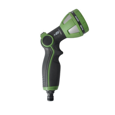 8 Pattern Spray Gun with adjustable thumb flow control - British product