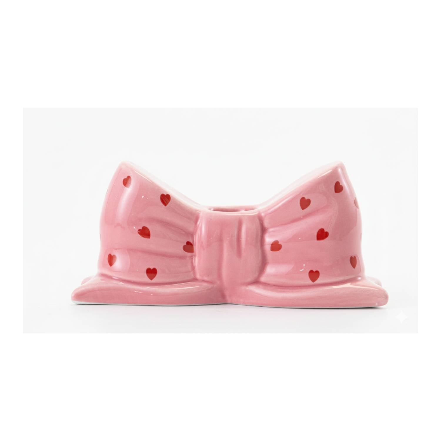Taper candle holder bow 14.5x4.5x6cm, UK version