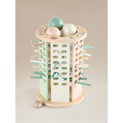 Wooden Ball Drop Game multicoloured 14x14x20 cm, UK version