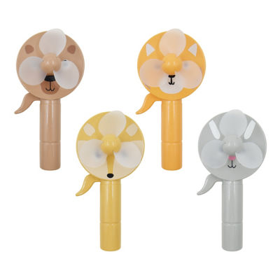Kidz Fan Animal wind spinner toy with clear blade, imported from the UK