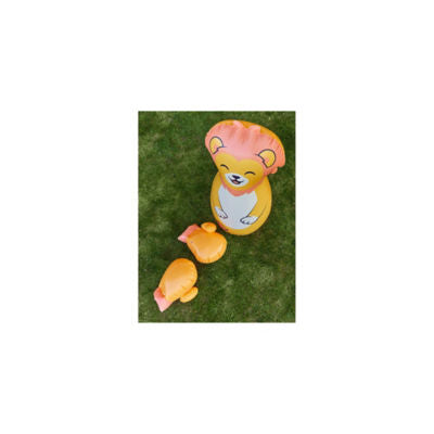 Hapello lion inflatable bop bag with gloves (British brand)