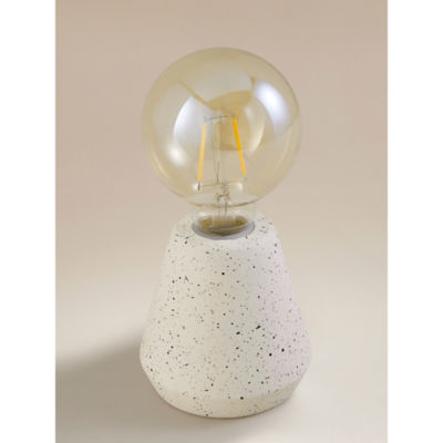 Cream LED lamp 9x9x19cm - British product