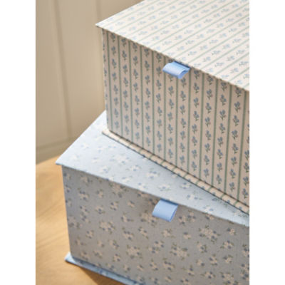 Stacey Solomon wildflowers fabric storage boxes set of 2, UK version
