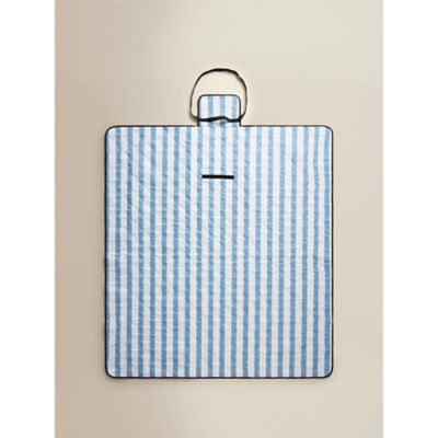 Blue Value picnic rug large double layer carry handle, UK version