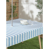 Blue wipeable tablecloth 213x152 cm, UK version