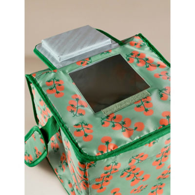 Collapsible cool bag with tomato print 20L (British brand)