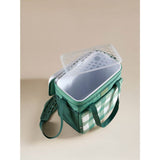 Insulated gingham print 16 can cooler bag, UK version
