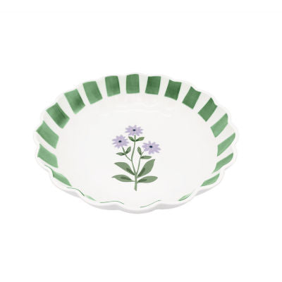 George Home scalloped floral picnic bowl 22cm - British product