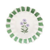 George Home scalloped floral dinner plate 26.6cm (British brand)