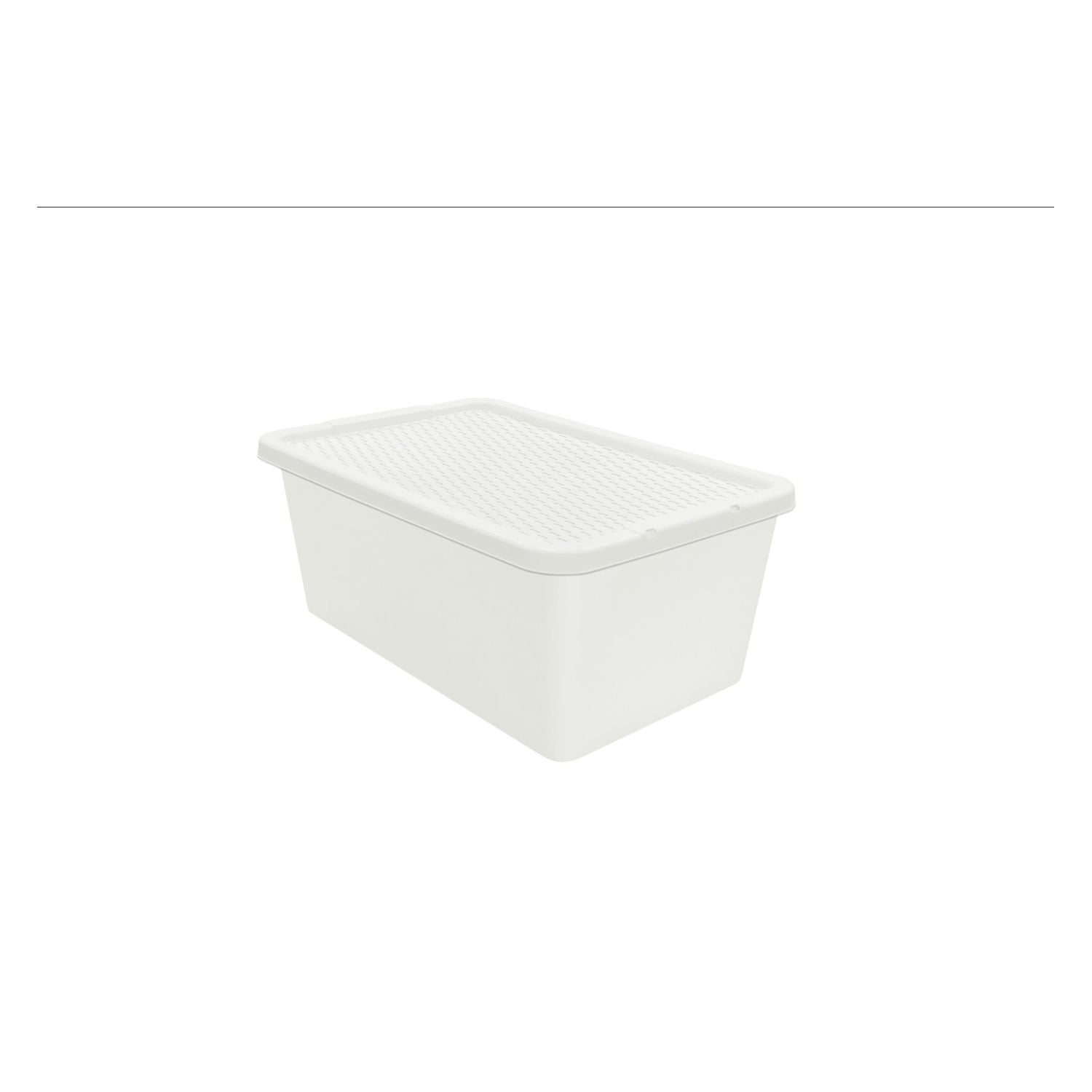 ASDA white rattan storage box 12 litre (British brand)