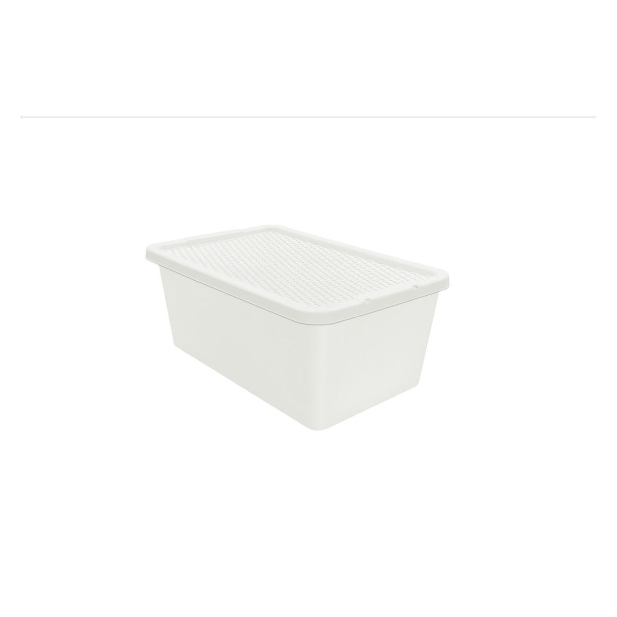 ASDA white rattan storage box 12 litre (British brand)