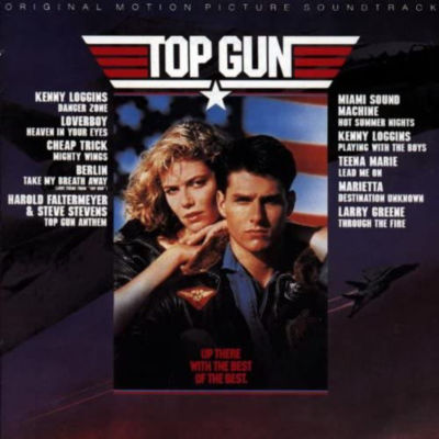 Top Gun soundtrack CD from the original motion picture, UK version