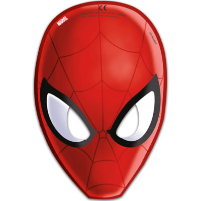 Marvel Spider-Man party masks 6-pack, imported from the UK